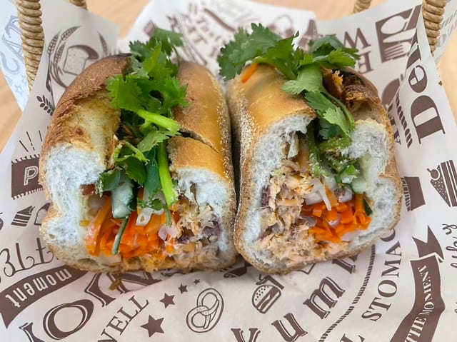 M5. Spicy Salmon Banh Mi 🌶️ 🌶️