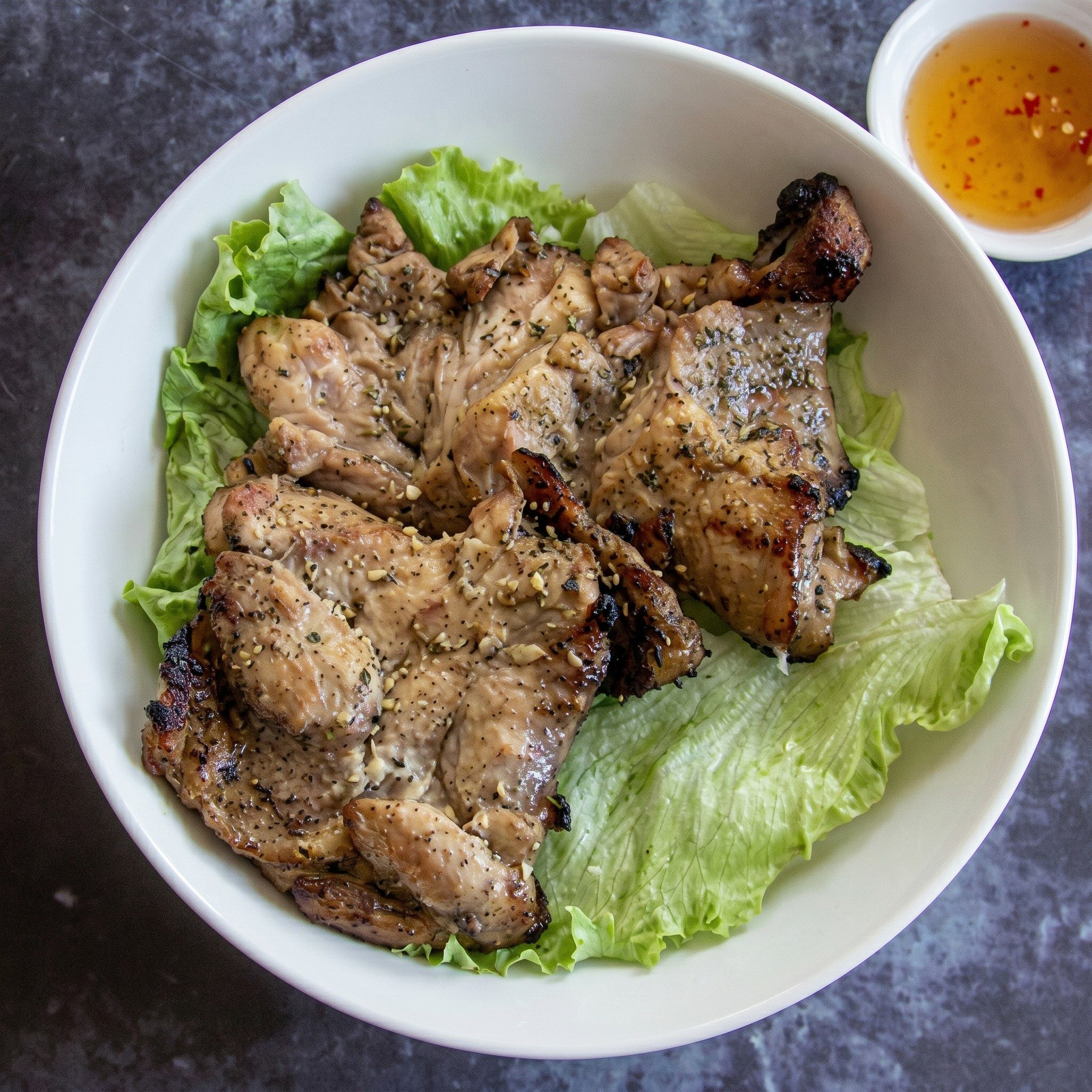 A6. Lemongrass Boneless Chicken.