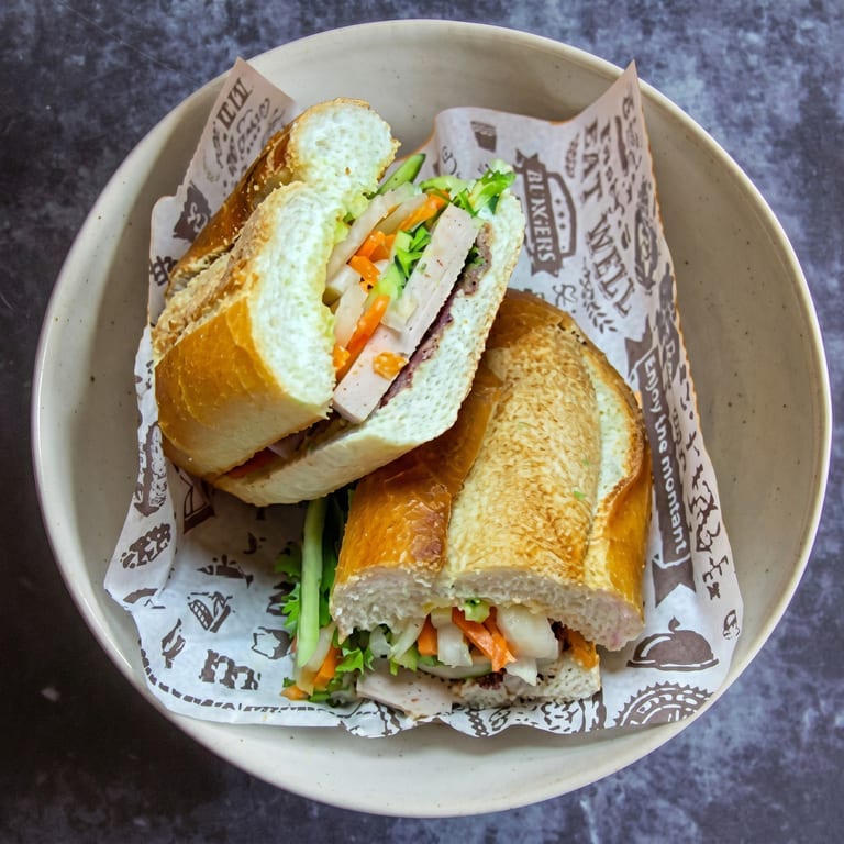 Delicious Banh Mi Sandwiches