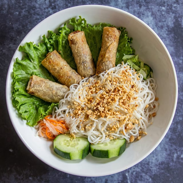 B4. Spring Rolls W. Vermicelli.