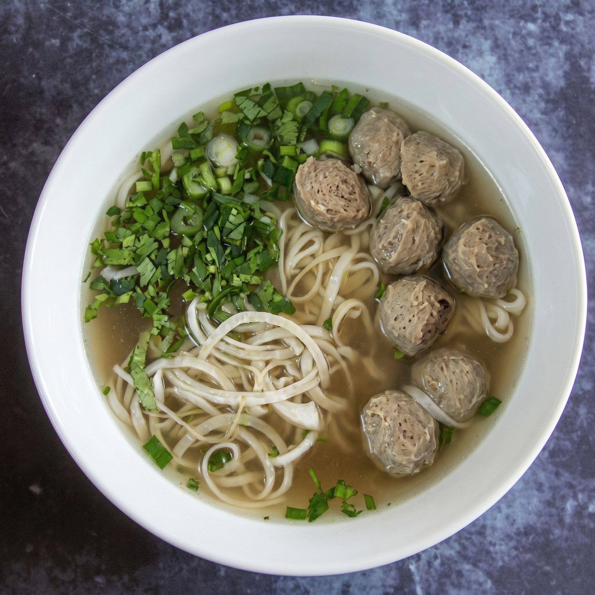 P7. Beef Ball Pho.