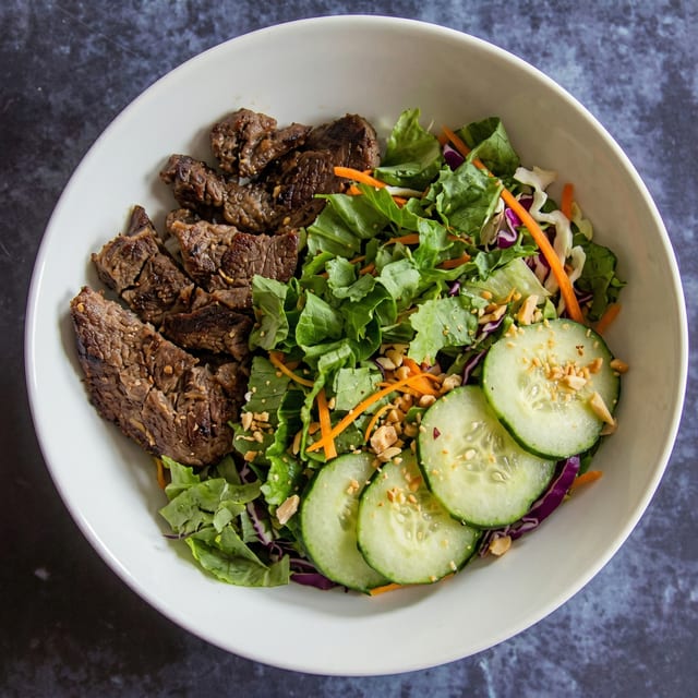 S2. Lemongrass Pork Chop Salad.