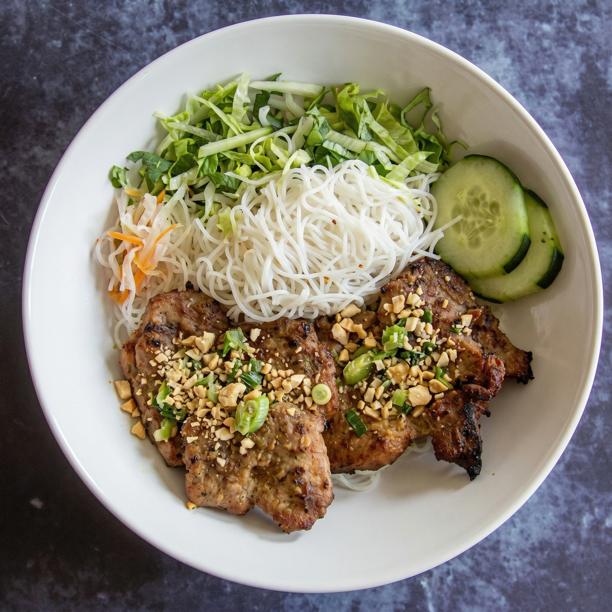 B2. Lemongrass Pork Chop Vermicelli.